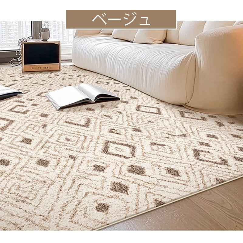 カーペット 洗える おしゃれ 洗濯機 オールシーズン対応 滑り止め ラグ マット ラグマット 160×230 200×300 3畳 北欧デザイン ラグマット 絨毯 リビング 寝室 子供部屋 床暖房対応 室内用長方形