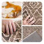 カーペット 洗える おしゃれ 洗濯機 オールシーズン対応 滑り止め ラグ マット ラグマット 160×230 200×300 3畳 北欧デザイン ラグマット 絨毯 リビング 寝室 子供部屋 床暖房対応 室内用長方形