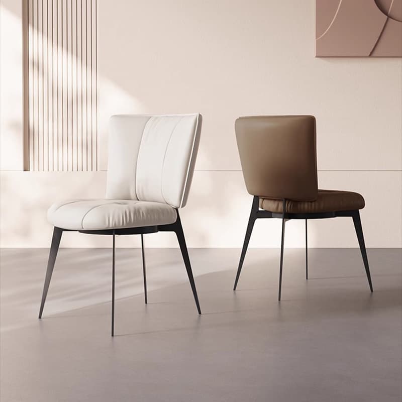 Casaconer | ダイニングチェア・レザー・チェアー・カフェ・おしゃれ・2脚/4脚セット・椅子・チェア・イス・北欧・ヴィンテージ・合皮・シンプル・ダイニングチェアー・ダイニング・椅子・リビング・在宅ワーク・業務用