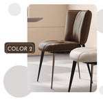 Casaconer | ダイニングチェア・レザー・チェアー・カフェ・おしゃれ・2脚/4脚セット・椅子・チェア・イス・北欧・ヴィンテージ・合皮・シンプル・ダイニングチェアー・ダイニング・椅子・リビング・在宅ワーク・業務用