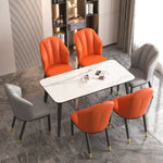 チェア,4脚セット,ダイニングチェア,椅子,合皮,クリーム風,シンプル,おしゃれ,雰囲気