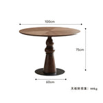 Casaconer | ダイニングテーブル・天然木・おしゃれ・北欧・80cm・100cm・120cm・2人・3人・4人掛け