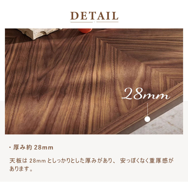 Casaconer | ダイニングテーブル・天然木・無垢材・おしゃれ・北欧・2人・80幅・4人掛け用・6人掛け用