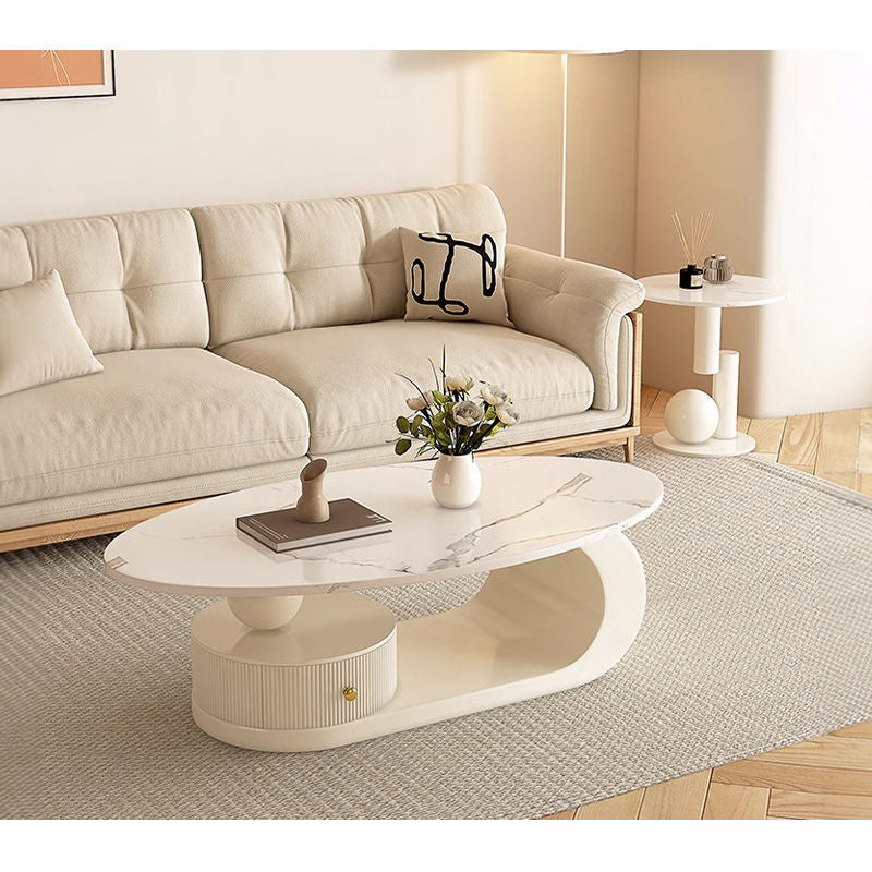 Casaconer | センターテーブル・セラミック・おしゃれ・モダン・北欧・韓国風・リビングテーブル・収納・リビング