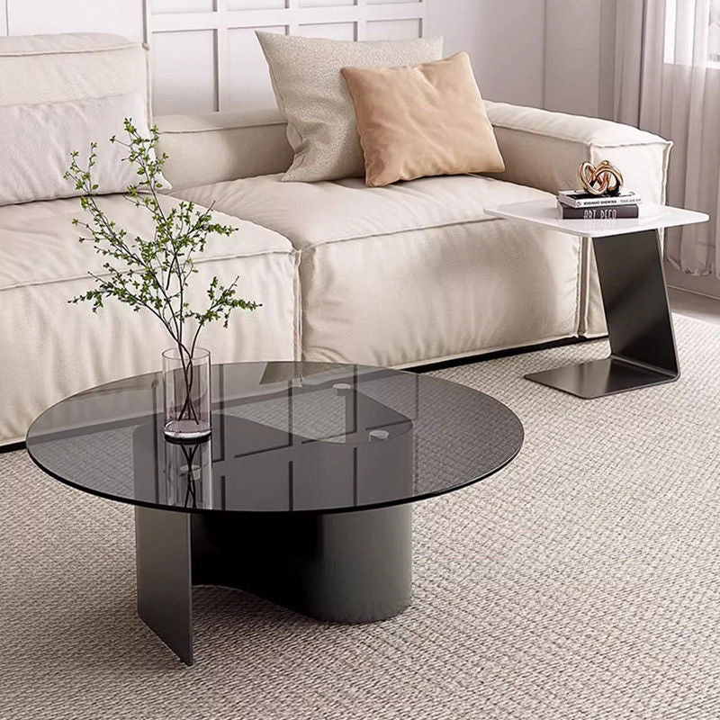 Casaconer | センターテーブル・ガラス・おしゃれ・モダン・北欧・韓国風・リビングテーブル・収納・リビング・幅40