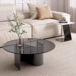 Casaconer | センターテーブル・ガラス・おしゃれ・モダン・北欧・韓国風・リビングテーブル・収納・リビング・幅40