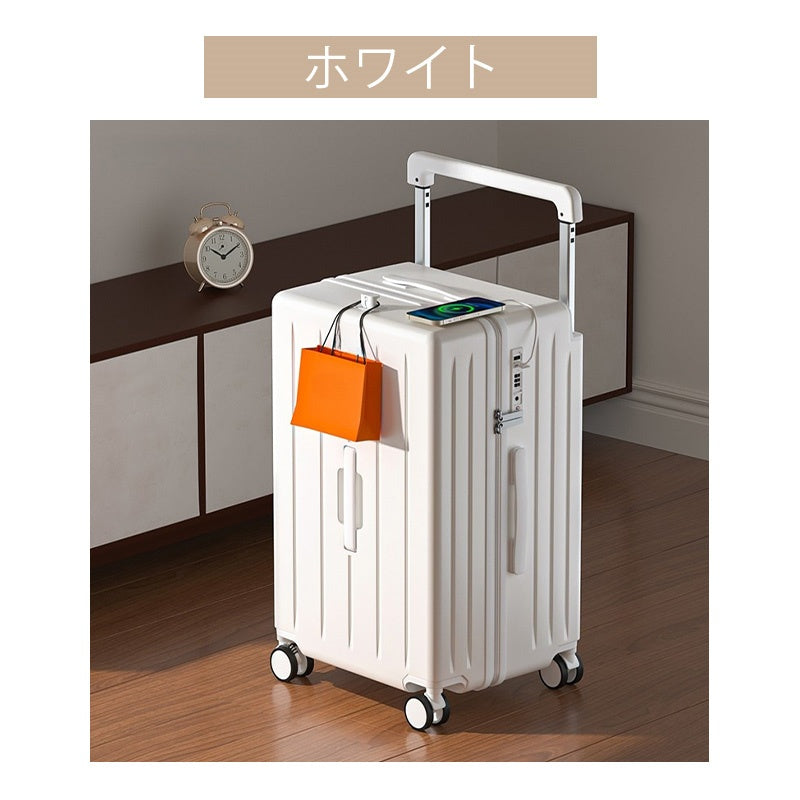 Casaconer | スーツケース・キャリーケース・軽量・静音キャスター・ダブルファスナー・大容量・旅行・出張