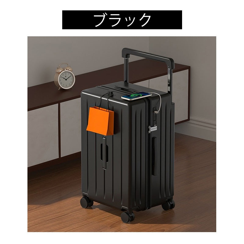 Casaconer | スーツケース・キャリーケース・軽量・静音キャスター・ダブルファスナー・大容量・旅行・出張