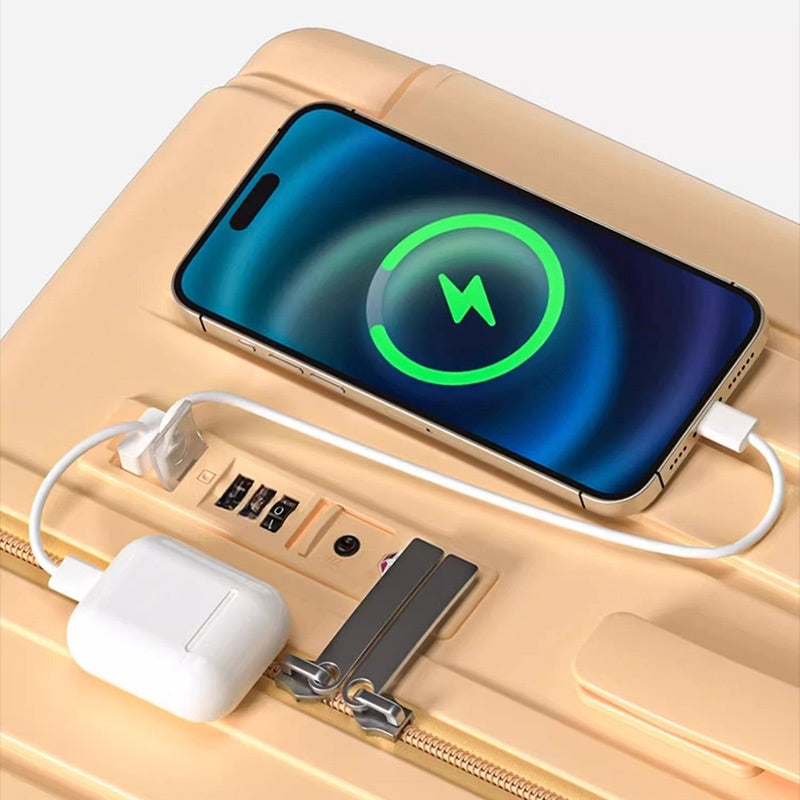 Casaconer | スーツケース・キャリーケース・軽量・静音キャスター・ダブルファスナー・大容量・旅行・出張