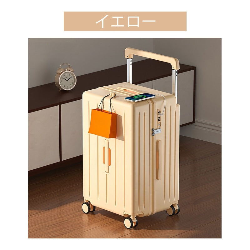 Casaconer | スーツケース・キャリーケース・軽量・静音キャスター・ダブルファスナー・大容量・旅行・出張