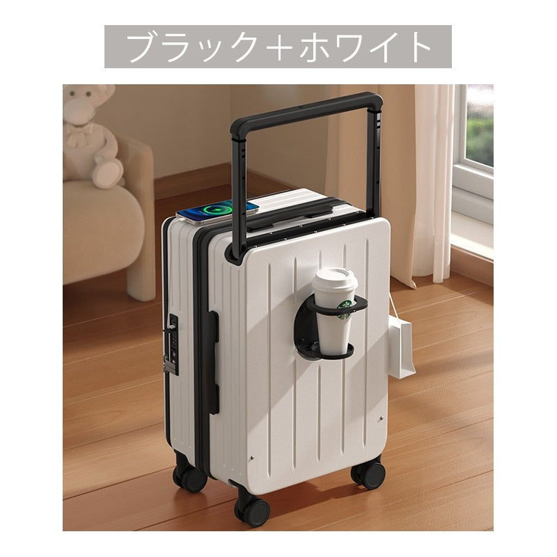 Casaconer | スーツケース・キャリーケース・軽量・静音キャスター・ダブルファスナー・大容量・旅行・出張