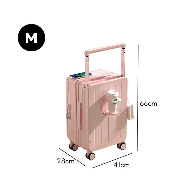 Casaconer | スーツケース・キャリーケース・軽量・静音キャスター・ダブルファスナー・大容量・旅行・出張