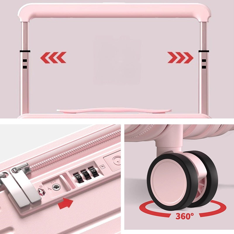 Casaconer | スーツケース・キャリーケース・軽量・静音キャスター・ダブルファスナー・大容量・旅行・出張