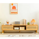 Casaconer | 組立品・テレビボード・テレビボード・テレビ台・テレビラック・TVボード・TV台・ローボード・ナチュラル・竹・ラタン・テレビラック・TVラック・ローボード・竹製・北欧・カフェ・ナチュラル・脚付き・収納付き・引き出し