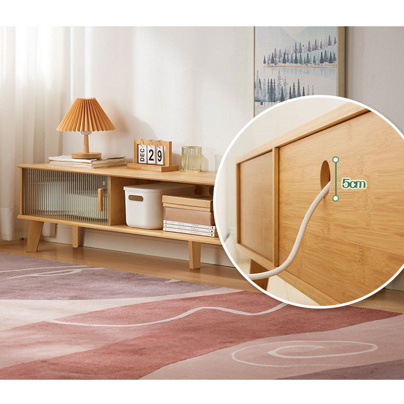 Casaconer | テレビボード・竹・ラタン・竹製・ナチュラル・北欧・収納付き・扉収納・160