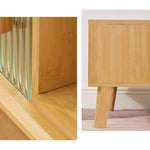 Casaconer | テレビボード・竹・ラタン・竹製・ナチュラル・北欧・収納付き・扉収納・160