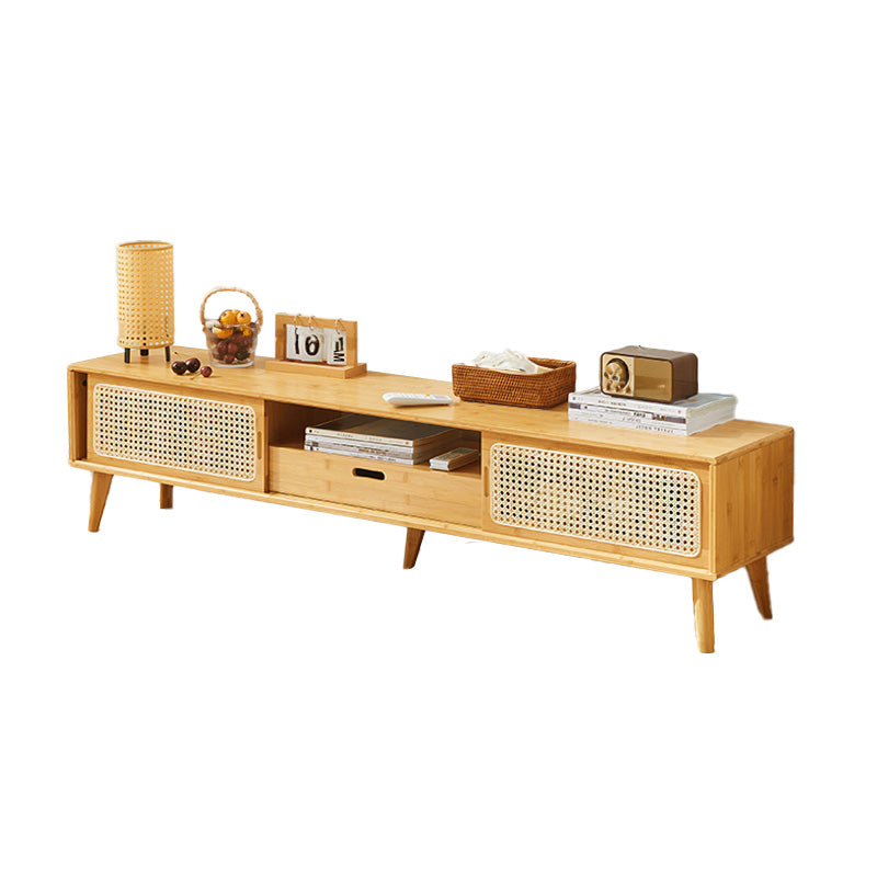 Casaconer | テレビボード・竹・ラタン・竹製・ナチュラル・北欧・収納付き・扉収納・160