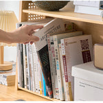 Casaconer | 要組立品・収納棚・キッチン収納・食器収納・ラック・棚・食器棚・おしゃれ・調味料ラック・食器棚・幅42cm・スライド自由自在・フリーラック・お皿・インテリア・台所収納・収納ラック・カップボード・キッチングッズ・卓上チェスト・本棚