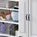 Casaconer | バタフライテーブル・折りたたみ・ダイニングテーブル・収納付き・キャスター付き・引き出し付き・作業台・昇降なし・折り畳みテーブル・多機能テーブル・キッチンワゴン・ワークデスク・ベージュ(大理石柄)/ホワイト