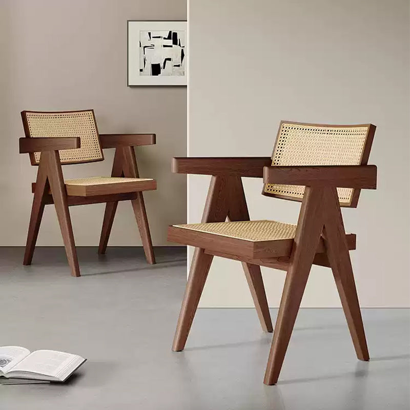Casaconer | ダイニングチェア・ラタン調・無垢材・2色・ラタン・おしゃれ