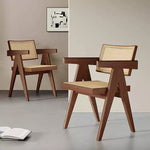 Casaconer | ダイニングチェア・ラタン調・無垢材・2色・ラタン・おしゃれ