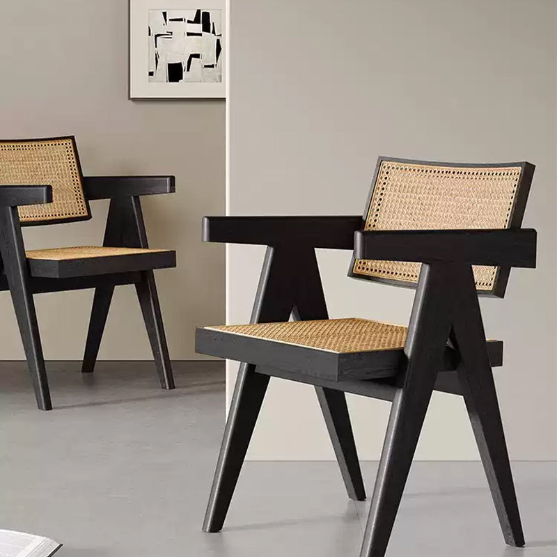 Casaconer | ダイニングチェア・ラタン調・無垢材・2色・ラタン・おしゃれ
