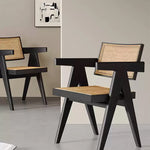 Casaconer | ダイニングチェア・ラタン調・無垢材・2色・ラタン・おしゃれ