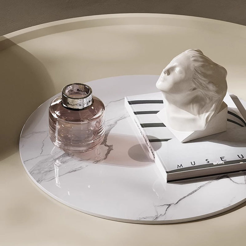 Casaconer | センターテーブル・丸型・セット・引き出し収納付き・サイドテーブル・モダン・省スペース