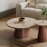 Casaconer | センターテーブル・ローテーブル・丸型・2個セット・北欧風・おしゃれ・リビング