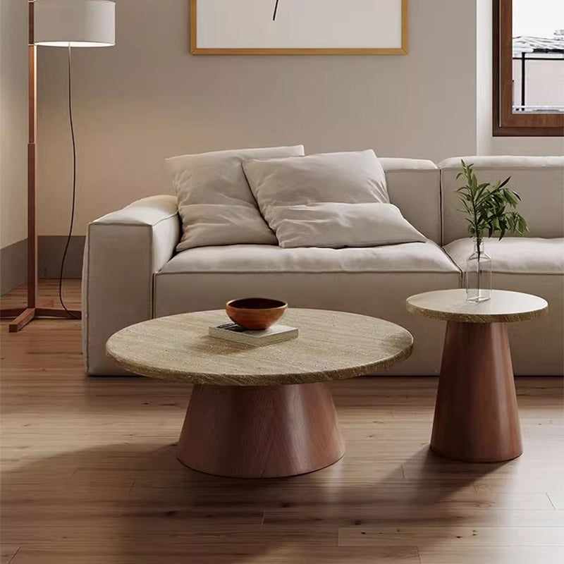 Casaconer | センターテーブル・ローテーブル・丸型・2個セット・北欧風・おしゃれ・リビング
