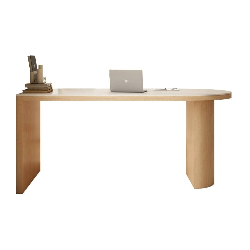 Casaconer | セラミックダイニングテーブル・無垢材脚・半円・白の天板・食卓・2人/4人/6人/8人掛け・おしゃれ・高さ75cm