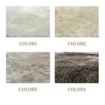 ムートンラグ,羊毛皮100%,シンプル,マット,高級感,人気,おしゃれ,ブラウン