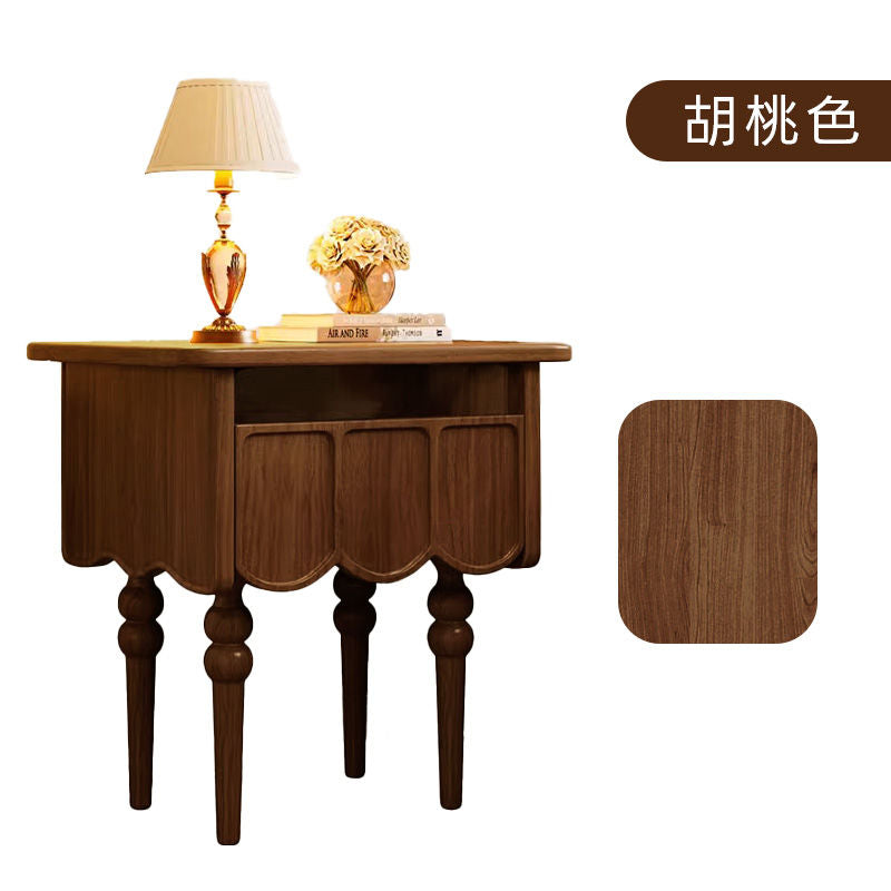 Casaconer | ナイトテーブル・おしゃれ・木製ナイトテーブル・寝室・収納・サイドテーブル・ミニテーブル・ベッドサイドチェスト