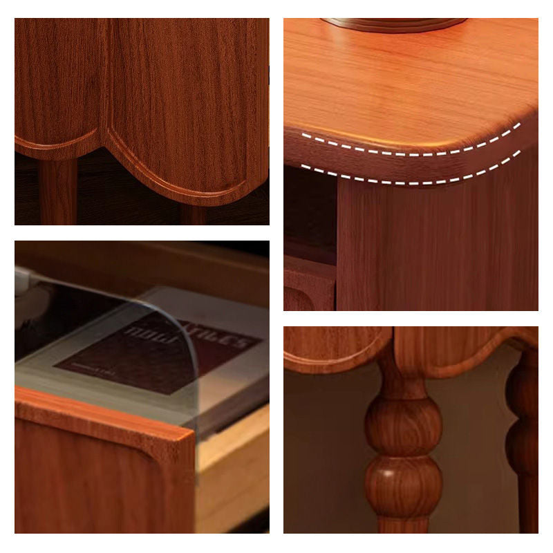 Casaconer | ナイトテーブル・おしゃれ・木製ナイトテーブル・寝室・収納・サイドテーブル・ミニテーブル・ベッドサイドチェスト