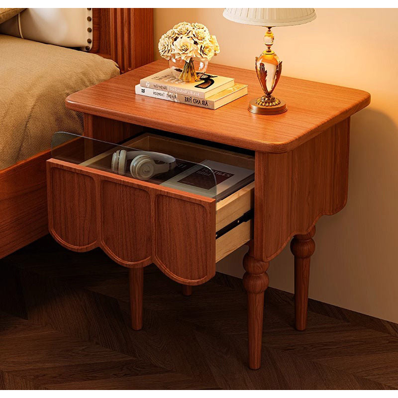 Casaconer | ナイトテーブル・おしゃれ・木製ナイトテーブル・寝室・収納・サイドテーブル・ミニテーブル・ベッドサイドチェスト