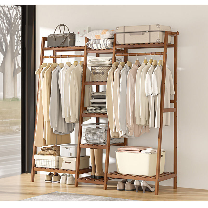 Casaconer | ハンガーラック・寝室・玄関・リビング・収納・幅86・奥行40・高さ160・3段