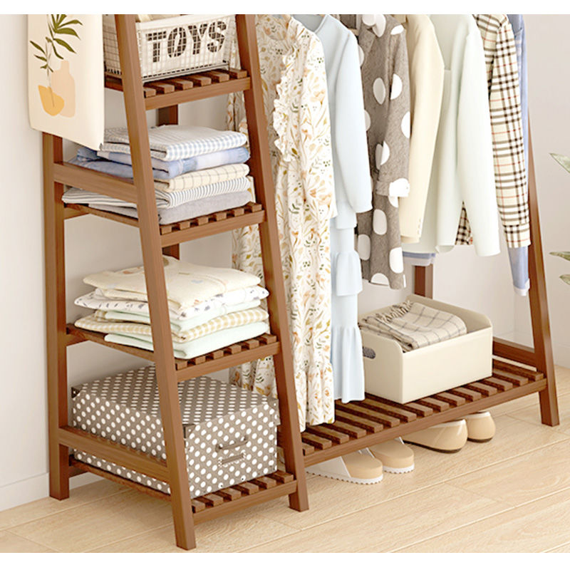 Casaconer | ハンガーラック・寝室・玄関・リビング・収納・幅86・奥行40・高さ160・3段