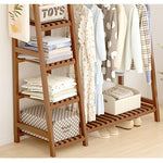 Casaconer | ハンガーラック・寝室・玄関・リビング・収納・幅86・奥行40・高さ160・3段