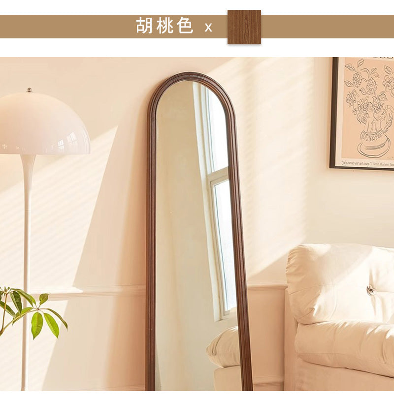 全身鏡,スタンドミラー,ミラー,姿見,大型,おしゃれ,韓国風,玄関,リビング,天然木,一人暮ら,カラー,胡桃色