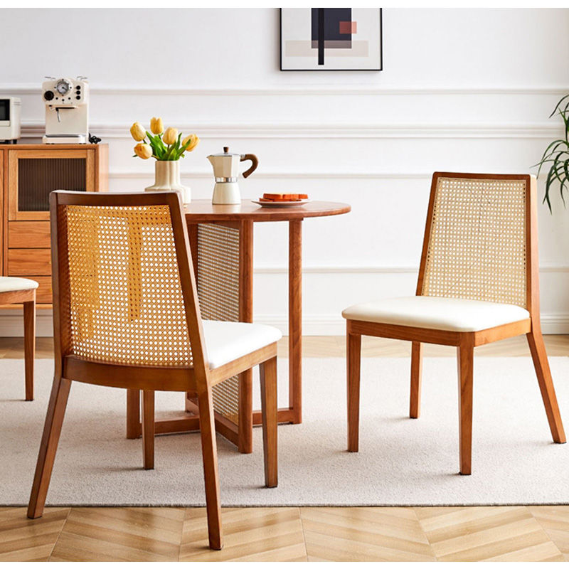 ダイニングチェア,チェア おしゃれ,チェア 安い,ラタン,無垢材,藤あみ,雰囲気
