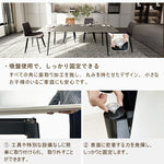 ダイニングテーブル,2人/4人/6人掛け,セラミック,食卓,食事テーブル,スタイリッシュ,モダン,組み立て簡単