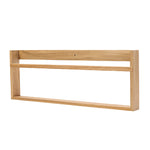 Casaconer | ウォールシェルフ・壁掛け棚・ラック・スパイスラック・ウォールラック・木製・ガード付き・収納棚・キッチン・トイレ壁棚・玄関・壁掛けラック・小物置き・省スペース・アンティーク・飾り棚・取り外し簡単・おしゃれ・飾り棚