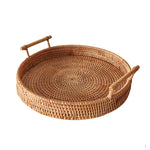 Casaconer | ラタン・おしゃれ・北欧・SMLサイズ・フルーツバスケット・お菓子入れ・果物かご・かご