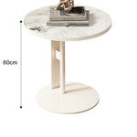 Casaconer | ソファーサイドテーブル・セラミック天板・サイドボード・コーヒー テーブル・高さ60・2色天板・3色脚・おしゃれ