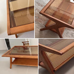 Casaconer | センターテーブル・ラタン・ナチュラル・北欧・シンプル・リビングテーブル・リビング