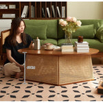 Casaconer | センターテーブル・ラタン・ナチュラル・北欧・シンプル・リビングテーブル・リビング