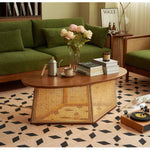 Casaconer | センターテーブル・ラタン・ナチュラル・北欧・シンプル・リビングテーブル・リビング