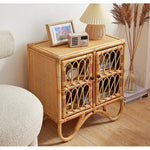 Casaconer | 収納棚・ラタン・ラタン調・おしゃれ・北欧・ナチュラル・収納・リビングボード・幅60・奥行36