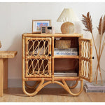 Casaconer | 収納棚・ラタン・ラタン調・おしゃれ・北欧・ナチュラル・収納・リビングボード・幅60・奥行36