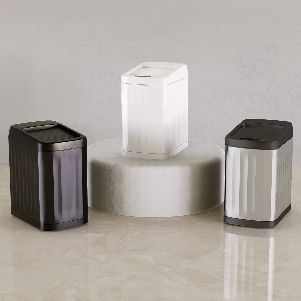 SMARTOWNER | 自動開閉センサー式ゴミ箱 15L スライドシャッター付き 7日内出荷